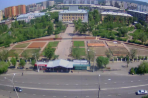 Площадь Декабристов в Чите