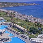 Вид из отеля Palladium на острове Родос в Греции