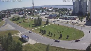 Веб камера Нижневартовска, Кольцо 60 лет Октября - Ханты-Мансийская