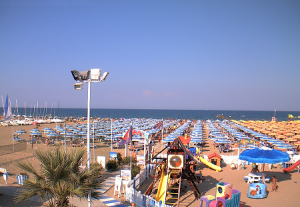 Веб камера Италия, Римини, пляж Bagno 99