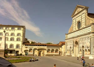 Веб камера Италия, Флоренция, церковь Санта-Мария-Новелла
