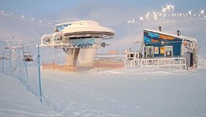 Веб камера горнолыжный курорт Большой Вудъявр, Нижняя Станция Подъемника К4