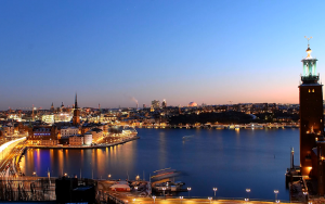 Вид из отеля Radisson Blu Waterfront в Стокгольме