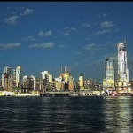 Панорама Манхэттена из города Вихокен