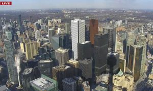 Торонто с телевизионной башни CN Tower