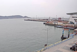 Морской порт на острове Nangan в Тайване