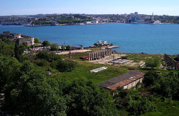 Веб камера показывает микрорайон Радиогорка в Севастополе в Крыму Микрорайон Радиогорка в Севастополе