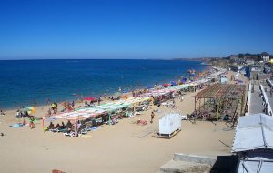 Веб камера Крыма, Севастополь, пляж Учкуевка