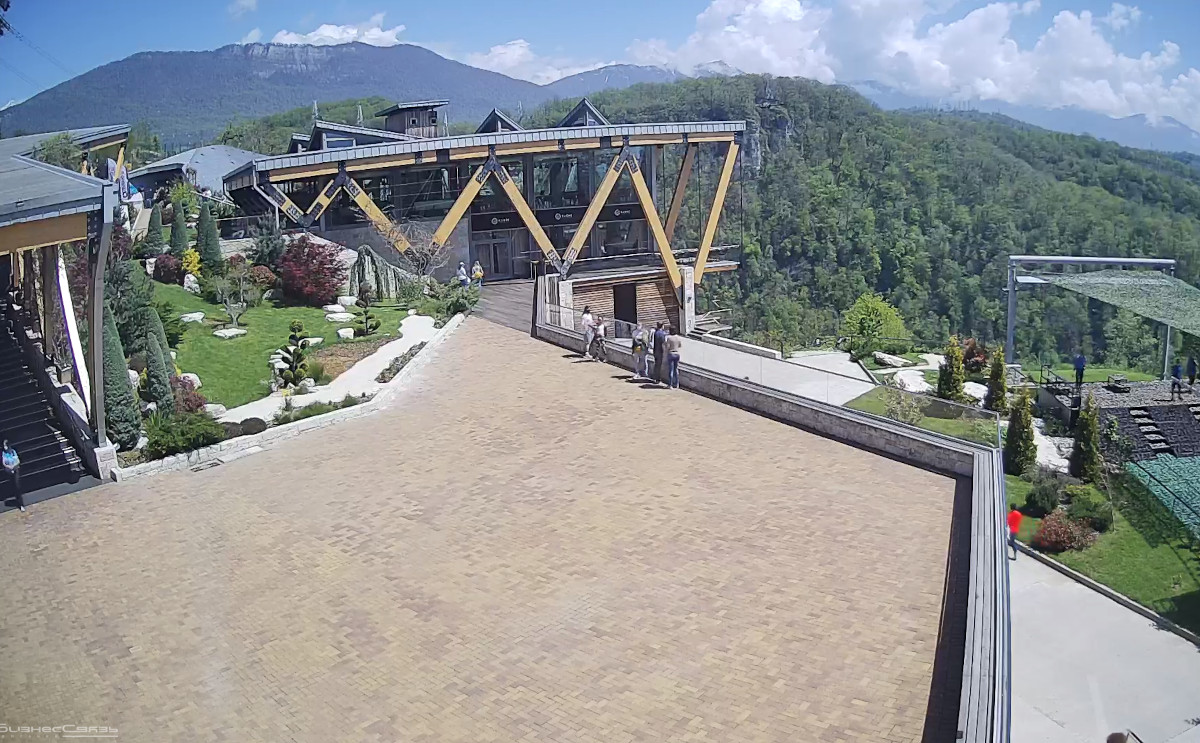 Веб камера Сочи, Скайпарк, панорамный ресторан KAURI