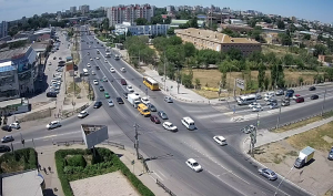 Улица Николая Островского в Астрахани