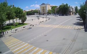 Улица Площадь Ленина в Астрахани