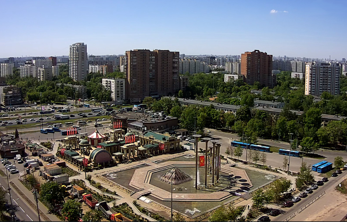 Веб камера Москвы, Площадь Славы