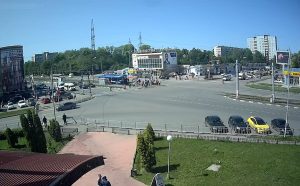 Веб камера Ульяновска, Перекресток улиц Промышленная и Рябикова