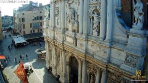 Веб камера Италия, Венеция, церковь Санта-Мария-дель-Джильоотель из отеля Bel Sito & Berlino