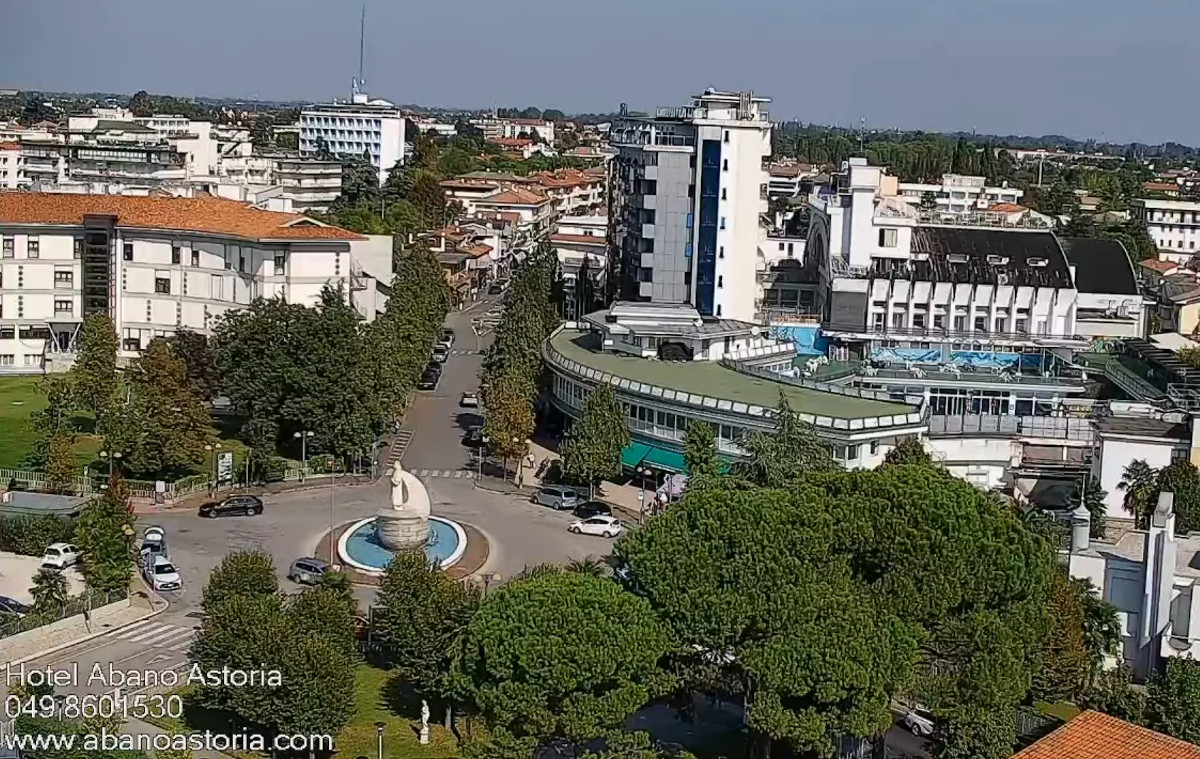 Веб камера Италия, Абано Терме, отель Abano Astoria 4*