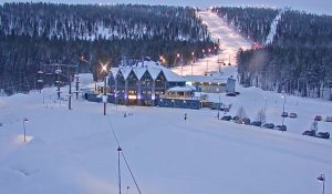 Веб камера Финляндия, горнолыжный курорт Леви, гондольный подъемник Gondola-2000