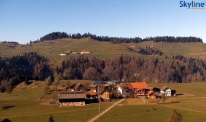 Поселок Энтлебух в Швейцарии