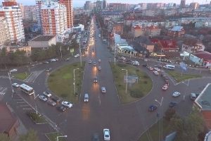 Веб камера Краснодара, перекресток ул. Тургенева/ ул. Гагарина