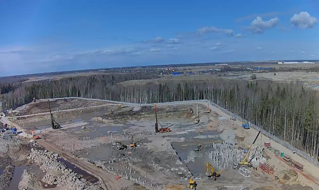 Веб камера показывает строительство жилого квартала «Modum» в Санкт-Петербурге Строительство жилого квартала «Modum» в Санкт-Петербурге