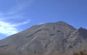 Веб камера Мексики, кратер вулкана Попокатепетль
