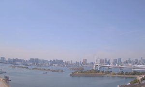 Веб камера Токио, искусственный остров Одайба