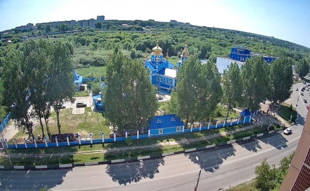Веб камера показывает храм Благовещения Пресвятой Богородицы в Ульяновске Храм Благовещения Пресвятой Богородицы в Ульяновске