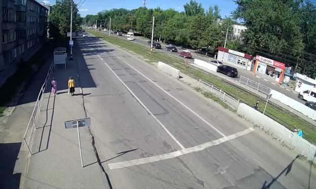 Веб камера показывает остановку Остановка