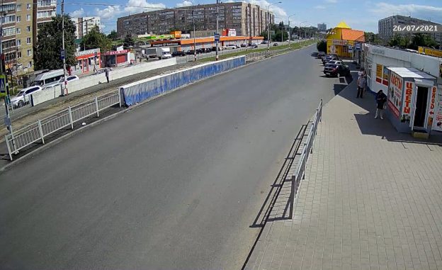 Веб камера показывает остановку Остановка