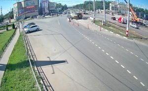 Веб камера Ульяновска, Перекресток улиц Станкостроителей и Рябикова