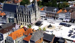Центр города Ауденарде в Бельгии