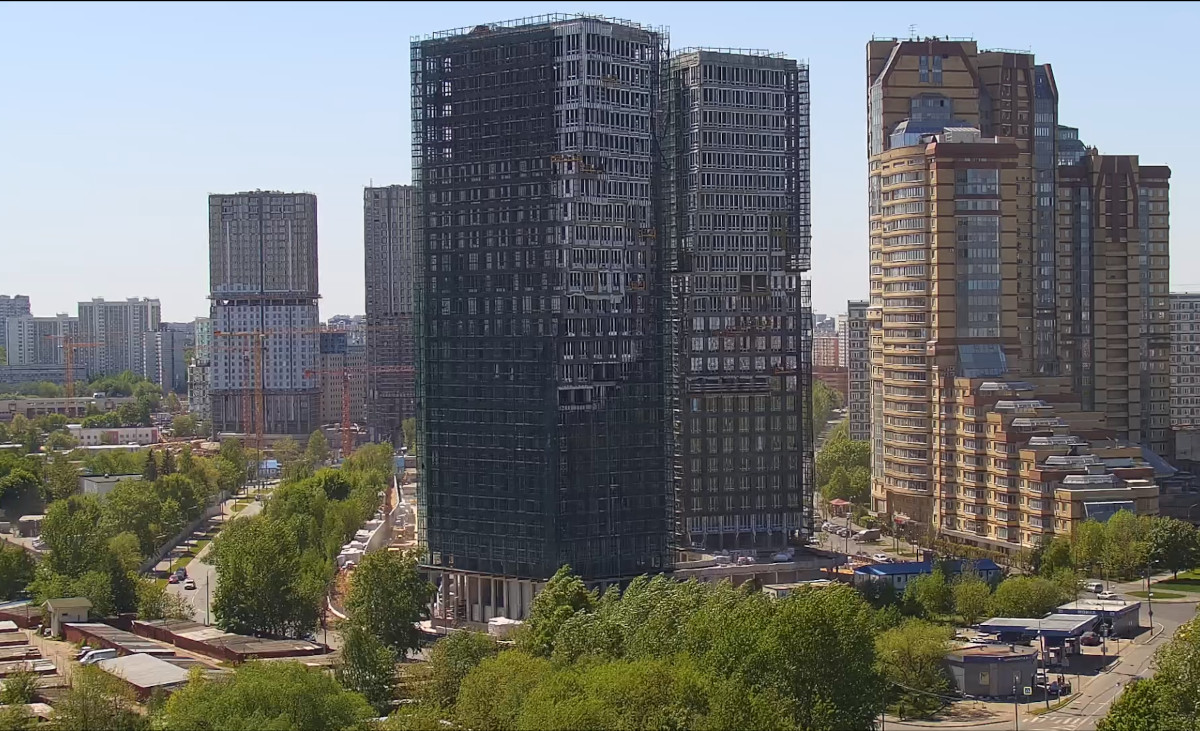 Веб камера Москва, ЖК «AFI PARK Воронцовский»