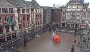Площадь Бёрсплейн в Амстердаме