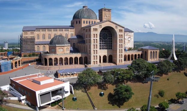 The Cathedral Basilica of the National Shrine of Our Lady Aparecida in Brazil