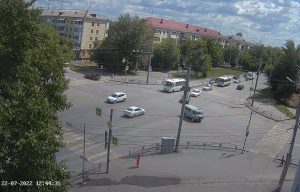 Веб камера Кургана, пересечение улиц Дзерджинского и Машиностроителей