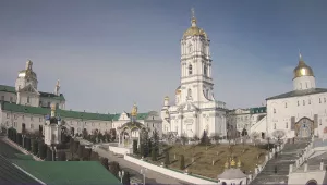 Веб камера Украина, Почаев, Почаевская лавра