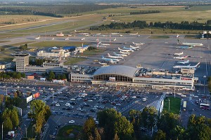 Веб камера аэропорта Борисполь, Украина, общий вид терминала