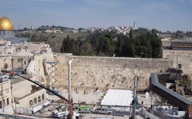 Стена Плача в Иерусалиме в Израиле