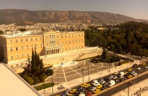 Веб камера Греция, Афины, Парламент Греции (Королевский дворец)