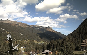 Веб камера Австрия, горнолыжный курорт Монтафон, коммуна Гаргеллен панорама