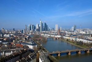Панорама центра Франкфурта-на-Майне