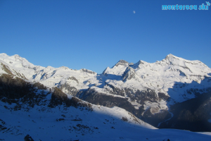 Веб камера Италия, горнолыжный курорт Монте-Роза, склон Антаньо