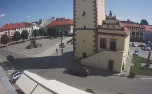 Веб камера Чехии, Добрушка, Главная площадь