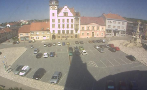 Веб камера Чехия, Густопече, главная площадь