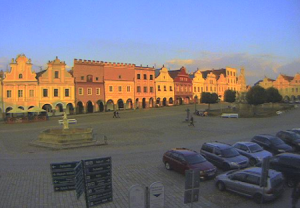 Веб камера Чехия, Тельч, исторический центр города