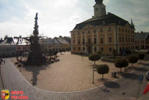 Веб камера Чехии, Теплице, городская площадь