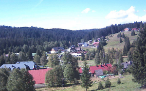 Веб камера Чехия, село Модрава, панорама