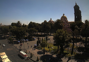Веб камера Мексика, Пуэбла, исторический центр