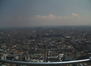Веб камера Мексика, Мехико, панорама с Латиноамериканской башни, вид на восток