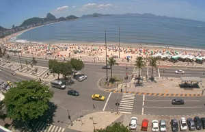 Веб камера Рио-де-Жанейро, Пляж Копакабана