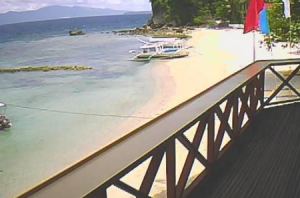 Веб камера Филиппины, Пуэрто Галера, пляж Сабанг